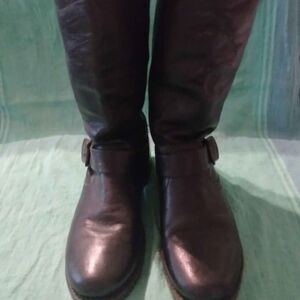 Frye Leather Moto Boots